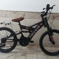 دوچرخه ۲۰ دنده ای کمک فنردار درحد فقط تماس|دوچرخه، اسکیت، اسکوتر|قم, شهرک فاطمیه|دیوار