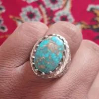 انگشتر فیروز نشابور رکاب دست کار قلم دست|جواهرات|شیراز, احمدآباد|دیوار