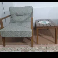 مبل راحتی چوب راش|مبلمان خانگی و میز عسلی|شوط, |دیوار