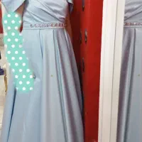 لباس مجلسی آسمانی نو با یک ژپون|لباس|اسلام‌شهر, مطهری|دیوار