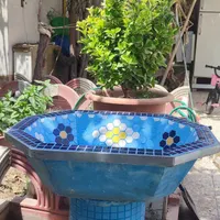 حوض ۶ ضلعی ب همراه پایه|صنایع دستی و سایر لوازم تزئینی|شاهین‌شهر, بنیاد ازدواج|دیوار