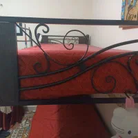 تخت خواب دو طبقه همراه با تشک و نردبان|تخت و سرویس خواب|سمنان, |دیوار