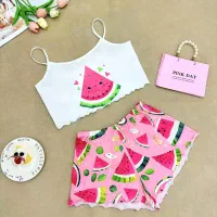 ست کراپ شورتک گیاهی طرح متنوع سایز ۳۸ تا ۴۴|لباس|بوشهر, |دیوار