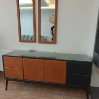 ست میز تی وی و آینه کنسول|بوفه، ویترین، کنسول|میانه, |دیوار