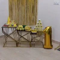 میز سه تایی فلزی