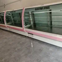 یخچال ویترینی و فریزر صندوقی الکترو استیل