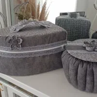 دوخت ست عروس و کاور وسایل برقی|سفره، حوله، دستمال آشپزخانه|نورآباد, |دیوار