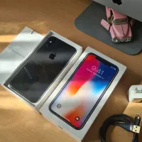 اپل iphone x گیگ 256 لازرورقی بسیار نو و تمیز