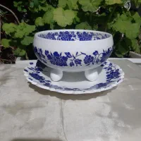 ظروف قلم آبی ومینا کاری|ظروف سرو و پذیرایی|شیراز, وصال|دیوار