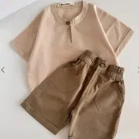 پیراهن شلوارک ( جنس لنین)