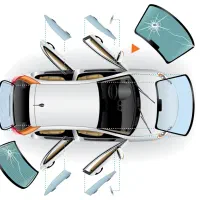 شیشه اتومبیل عزیزی