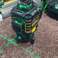 تراز لیزری ۴ خط نور سبز شارژی دیوالت|ابزارآلات|یاسوج, |دیوار