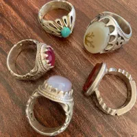 انگشترهای نقره دست ساز