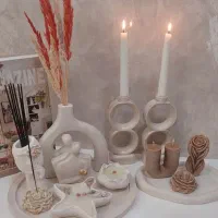 دکوری مینیمال و شمع