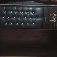 تختخواب دو نفره ام دی اف جک دار|تخت و سرویس خواب|لنجان, |دیوار