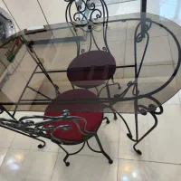 میز شیشه ای فرفوژه