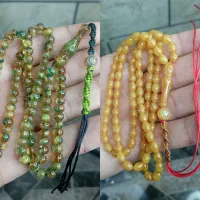 دو عدد تسبیح کهربا