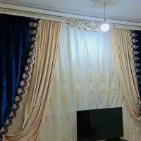 پرده|پرده، رانر، رومیزی|کاکی, |دیوار