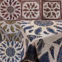 جشنواره فروش روپوشتی،رومیزی،سه تکه جلو مبلی و غیره|پرده، رانر، رومیزی|یزد, |دیوار