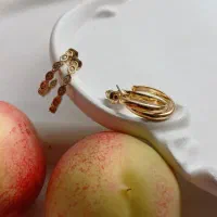 پک گوشواره روکش طلا
