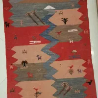گبه گلیم با طرحی زیبا