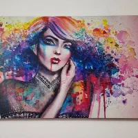 تابلو نقاشی/طرح چهره دختر