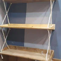 طبقه چوبی|کتابخانه، شلف، قفسه‌های دیواری|استهبان, |دیوار