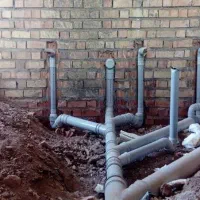 لوله کشی آب و فاضلاب و نصب منبع و خرد کاری