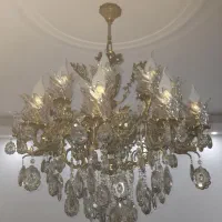 لوستر ۲۰ شعله برنجی