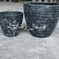 گلدان سفالی لالجین|گل و گیاه طبیعی|قرچک, زیبا شهر|دیوار