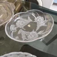 ۵ عدد سینی و شیرینی خوری و شکلات خوری بلور|ظروف سرو و پذیرایی|تهران, صد دستگاه|دیوار