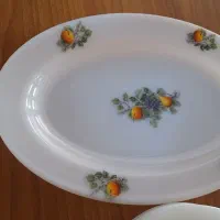 بشقاب ودیس گل میوه ای وکریستال|ظروف سرو و پذیرایی|رفسنجان, |دیوار