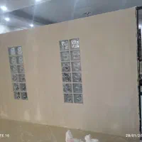 پنل گچی خورده کاری گچکارتخریب با هیلتی دیوار اماده