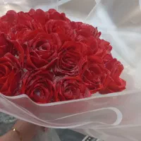 دسته گل روبانی