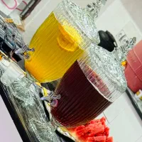 اجازه کلمن شیشه ای برای مراسمات و تولد( دو عدد)