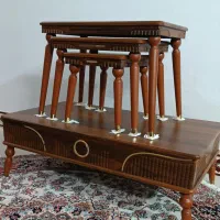 میز جلو مبلی همراه با ۳عدد عسلی