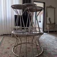 فروش جلو مبلی و عسلی فلزی درحد.