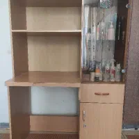 میز مطالعه با ویترین و کتابخانه|میز تحریر و کامپیوتر|اصفهان, دارک|دیوار