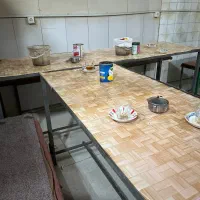 میز نیمکت قهوه خانه کافه