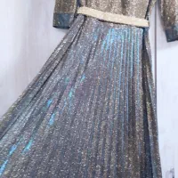 لباس مجلسی بلند لمه هفت رنگ سبک جدید و شیک|لباس|محمدشهر, جعفرآباد|دیوار