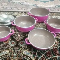 سرویس قابلمه 10 پارچه دسینی ایتالیایی|ظروف پختوپز|بیرجند, |دیوار