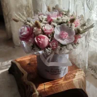 باکس گل شمع