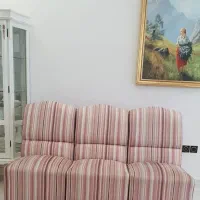 راحتی سالم با پارچه ترک به همراه بوفه|مبلمان خانگی و میز عسلی|رشت, معلم|دیوار