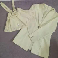 ست مادر دختر کت و دامن پیشبندی