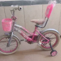 ۲ عدد دوچرخه ۱۶ صورتی دخترانه  اکبند در حد|دوچرخه، اسکیت، اسکوتر|سقز, |دیوار
