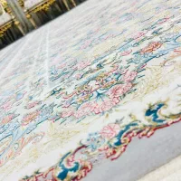 فرش طرح ناز گل با گلیم طرح اسراف|فرش|بوکان, |دیوار