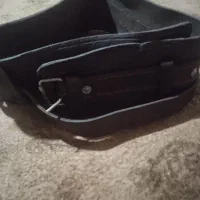 کمربند چرم با یه عدپالتو