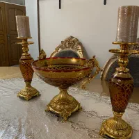 کریستال پایه برنزی