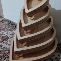 سرویس ۵ تکه چوبی پایه دار