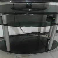 میز تلویزیون شیشه ای